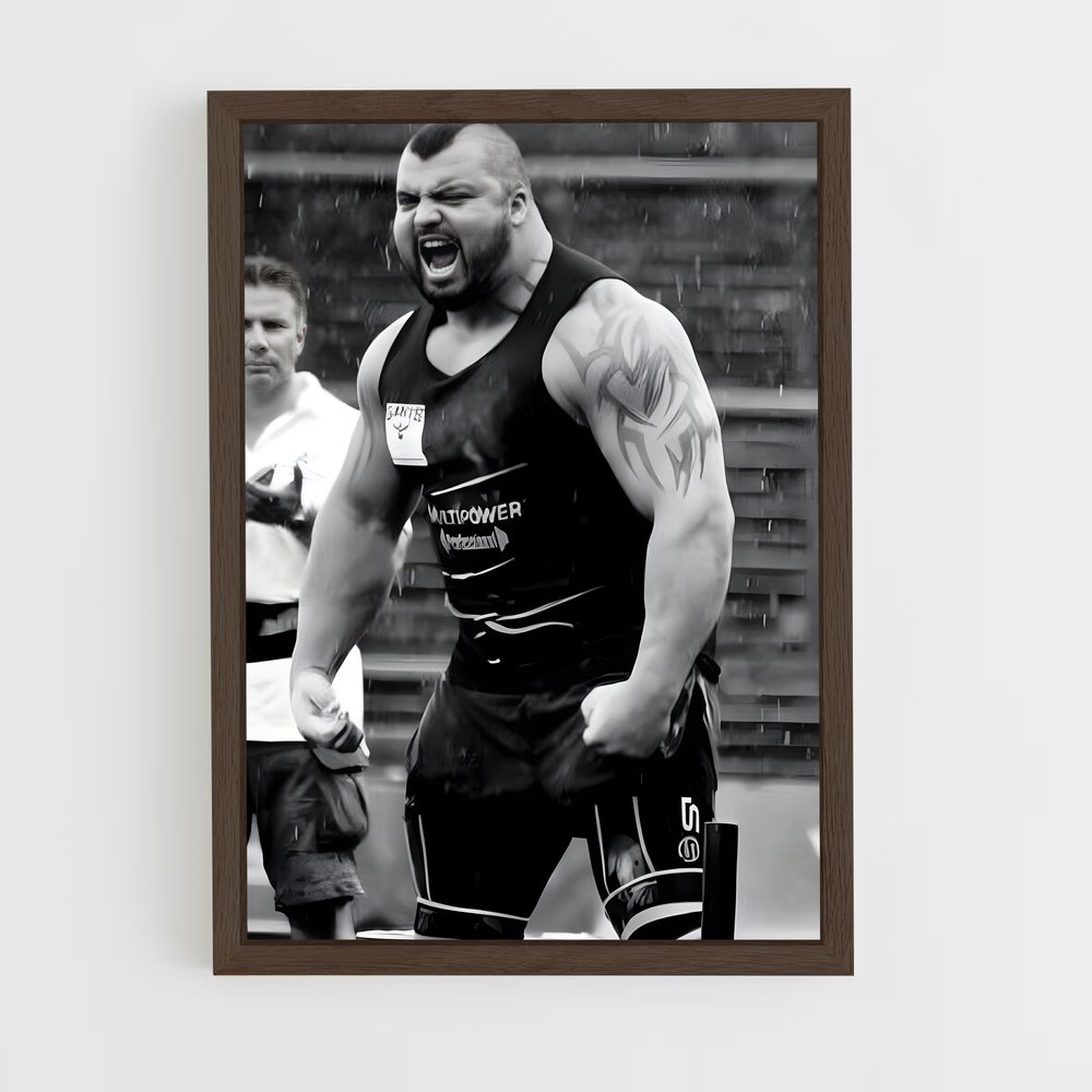 Poster Eddie hall – affiche Powerlifting (vue 5)